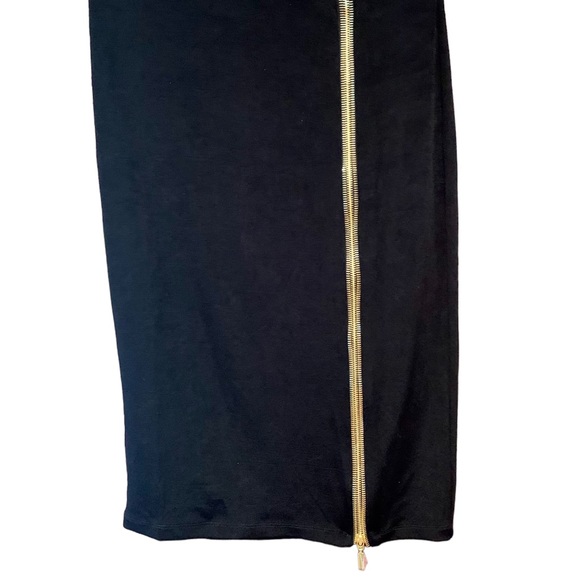 NWT Chico’s Travelers Zipper Detail Black Skirt - Picture 6 of 12